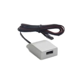 ELD WUSB-S Silver IP20 2x USB-A 2.1A Surface USB Charger image