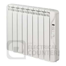 Elnur RF8E PLUS 1kW Oil-Filled Electric Radiator and 24/7 Digital Programmable Control