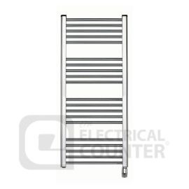 Elnur TBC12 Chrome Ladder Towel Rail with Electronic Thermostat - 500w image