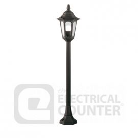 Parish Black Outdoor Mini Pillar Lantern IP44 image
