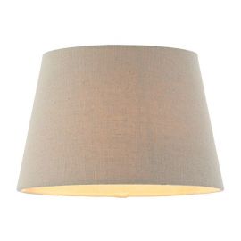 Endon Lighting 66204 Cici Grey Faux Linen 8 Inch Lamp Shade
