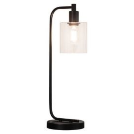Endon Lighting 95457 Toledo Black IP20 10W E27 540mm Table Lamp w/Switch