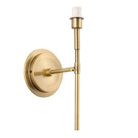 Endon Lighting 97872 Rennes Antique Brass 6W E14 Dimmable Wall Light image