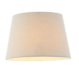 Endon Lighting CICI-10IV Cici Ivory Faux Linen 10 Inch Lamp Shade image