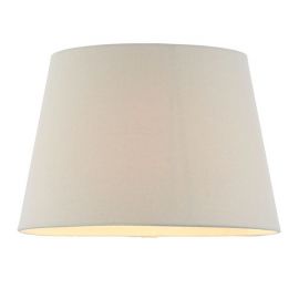 Endon Lighting CICI-12IV Cici Ivory Faux Linen 12 Inch Lamp Shade image
