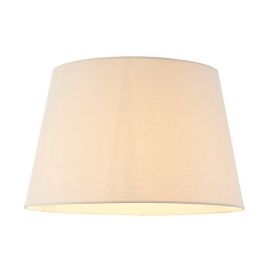 Endon Lighting CICI-18IV Cici Ivory Faux Linen 18 Inch Lamp Shade image