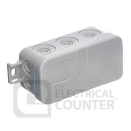Mini 25 Insulated Junction Box 10 entries 89mm x 43mm x 37mm