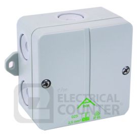 Junction Box 82mm x 82mm x 51mm (5 Terminals) IP65 image