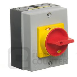 Europa LB204P IP65 20A 4 Pole Insulated Enclosed Switch Disconnector image
