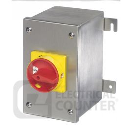 Europa LB324PSS IP65 32A 4 Pole Stainless Steel Enclosed Switch Disconnector image