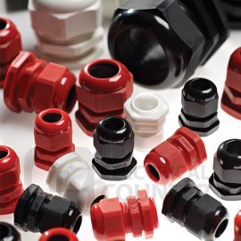 M16 Metric Cable Glands Red 4 - 8mm? IP65 (10 Pack) image