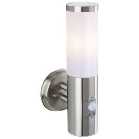 Stainless Steel Plaza Wall Light with PIR 1 x 40W E27 image