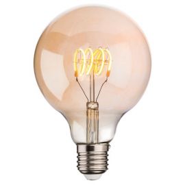 Firstlight 7663 4W 2700K E27 Amber Glass Horizontal Filament Vintage LED Lamp