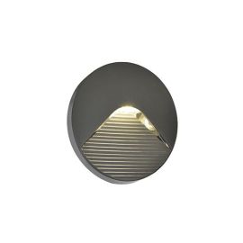 Anthracite Round Breez Surface Brick/Guide Light IP65 image
