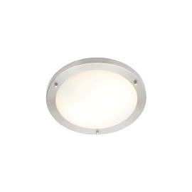 Delphi Satin Nickel Large Flush Ceiling Fitting 2 x 28W E27 Candle