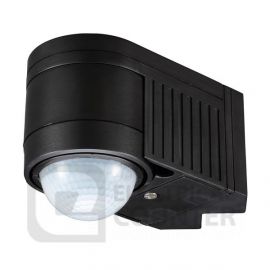 Black Zinc Leda Outdoor 360 Degree PIR Motion Sensor, IP44
