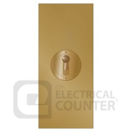 Forbes & Lomax ATW/U Unlacquered Brass 1 Gang 20AX 2-Way Architrave Dolly Toggle Switch image