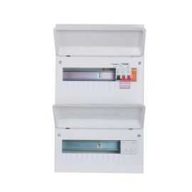 FuseBox F2021MX 21 Way 10-11 T2 SPD 28P 100A Double Bank Main Switch Incomer Consumer Unit
