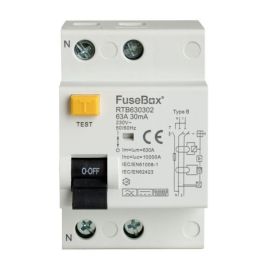FuseBox RTB630302 63A 30mA Type-B 2 Pole RCD