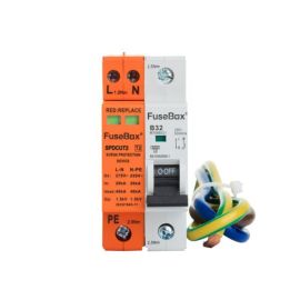 FuseBox SPDCUKITT2 T2 SPD 18mm Device 32A B-Curve MCB and Cables image