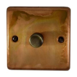 G and H Electrical CTC511 Contour Tarnished Copper 1 Gang Push LED Dimmer
