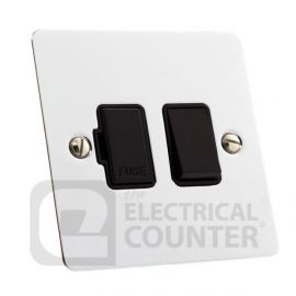 Polished Chrome Fused Connection Spur Unit Switched - Black Insert image