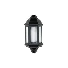 Black Carina Range LED IP44 3 Sided Porch Lantern PIR 4000K 7W 230V image