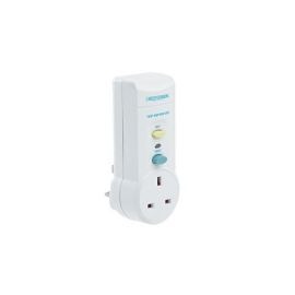 White SafetySure RCD Adaptor Double Pole 3kW 13A 240V image