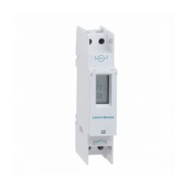 White Electronic Din Rail Mounted Timer 6 On/Off Programmes 16A 230V image