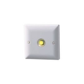 White Time Lag Switch With Illuminating Push Button 230V image
