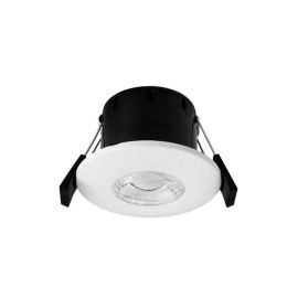 Vela Compact Pro White Fixed LED Fire Rated Downlight 6W 3000K image