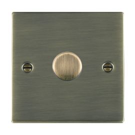 Hamilton 891XLEDITB100 Sheer Antique Brass 1 Gang 100W 2 Way LED Push-Type Rotary Dimmer Switch