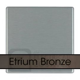 Hamilton 8EBCBPS Sheer CFX Etrium Bronze 1 Gang Blank Plate