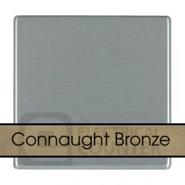 Hamilton 8HBCBPS Sheer CFX Connaught Bronze 1 Gang Blank Plate