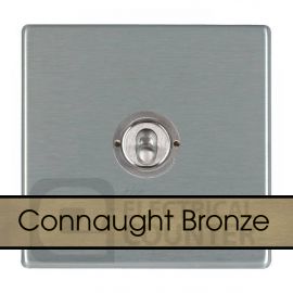 Hamilton 8HBCT21 Sheer CFX Connaught Bronze 1 Gang 20AX 2 Way Toggle Switch image