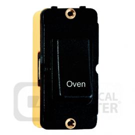 Grid-IT Black DP 20AX Rocker Module "Oven", Black Surround image