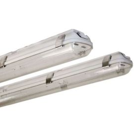 Polycarbonate Twin High Frequency 2 FT LED Tube Ready Fitting IP65