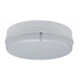 White Circular 15W IP65 LED Emergency Bulkhead Fitting