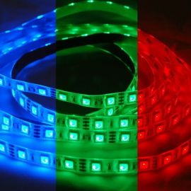 LED Strip Light Kit 5 Metre Roll - 5x14.4W 12V RGB Colour Changing image