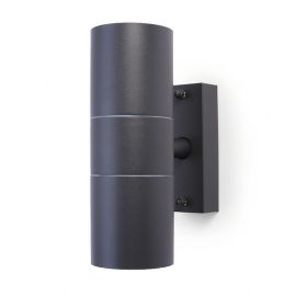 Coral Anthracite Grey Up/Down Wall light 35W IP44 image