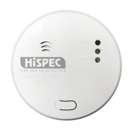 HiSPEC HSSA-CO-FF10 Carbon Monoxide Detector Mains Wired Interconnection Capability 10 year Rechargeable Lithium Battery Backup
