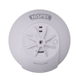 HiSPEC HSSA-HE-FF10 Interconnectable Fast Fix Base Mains Heat Alarm, Built in Test Button image