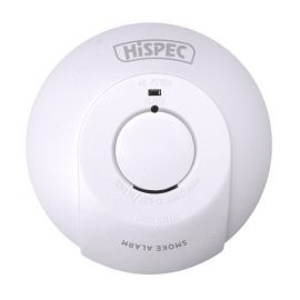 HiSPEC HSSA-PE-FF Fast Fix Base Photoelectric Smoke Alarm with Built In Test Button image