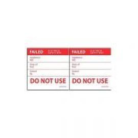 "FAILED" Electrical Safety Labels - Roll of 200 image