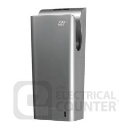 Hyco BLADES Silver 1.85kW Automatic Blade Hand Dryer with HEPA Filter image