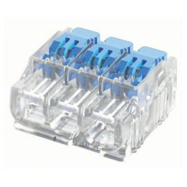 Ideal 30-0093 Wago Type Gen II Lever Wire Connector - 3 Ports Box of 40 image