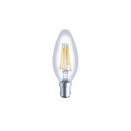 Integral LED ILCANDB15D051 4.2W 2700K B15 Full Glass Filament Candle LED Lamp