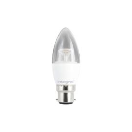 Integral LED ILCANDB22DC030 4.9W 2700K B22 Dimmable Clear Candle LED Lamp image