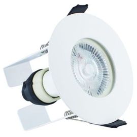Integral LED ILDLFR70D003-3 Pack of Evofire White IP65 70mm Round Fire Rated Downlight with GU10 Holder and Insulation Guard (3 Pack, £5.70 each)