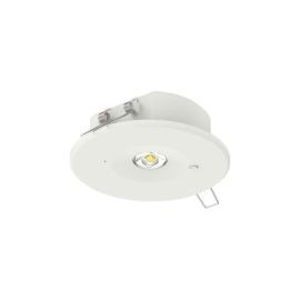 Integral LED ILEMDL069 IP20 1W 6000K 75mm Emergency Downlight with Open and Corridor Lens